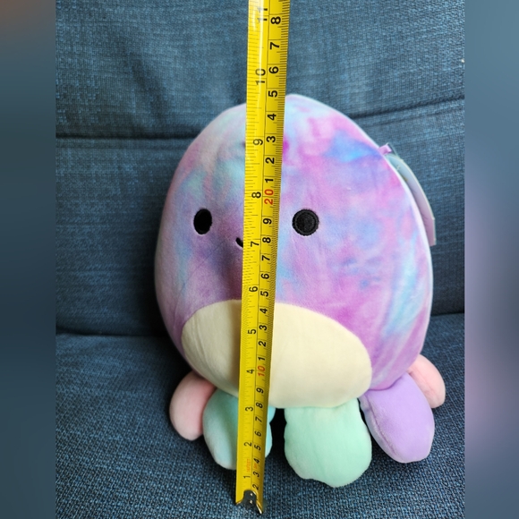 Mary Squishmallows 9" Octopus Tie Dyed Sealife Squad Multi-Colored Feet … - Picture 7 of 7
